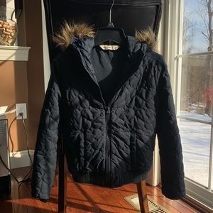 Abercrombie Kids Quilted Puffer Coat Size M